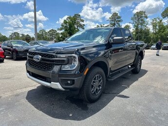 2025 Shadow Black Ford Ranger XLT 2.7L EcoBoost V6 Engine 4X4 Truck Automatic