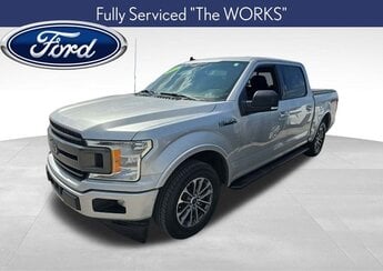 2019 Ingot Silver Metallic Ford F-150 XLT 2.7L V6 EcoBoost Engine Truck 4 Door RWD