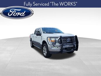 2022 Oxford White Ford F-150 XLT Truck 4X4 4 Door 3.5L PowerBoost Full-Hybrid V6 Engine