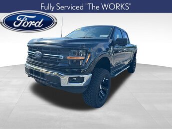 2024 Agate Black Metallic Ford F-150 XLT Truck 4X4 3.5L V6 EcoBoost Engine