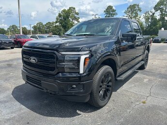 2025 Agate Black Metallic Ford F-150 Lariat Automatic 4 Door 4X4 5.0L V8 Engine Truck
