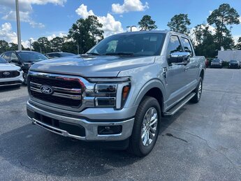 2025 Iconic Silver Metallic Ford F-150 Lariat Automatic Truck 4X4 4 Door 3.5L V6 EcoBoost Engine