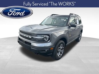 2024 Carbonized Gray Metallic Ford Bronco Sport Badlands 4 Door Automatic EcoBoost 2.0L I4 GTDi DOHC Turbocharged VCT Engine