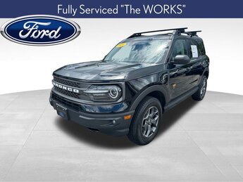 2021 Shadow Black Ford Bronco Sport Badlands EcoBoost 2.0L I4 GTDi DOHC Turbocharged VCT Engine Automatic SUV 4X4 4 Door