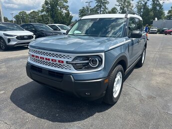 2025 Azure Gray Metallic Tri-Coat Ford Bronco Sport Heritage 4 Door Automatic SUV 4X4