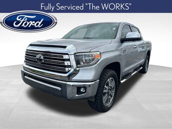2018 Silver Sky Metallic Toyota Tundra 1794 4X4 5.7L 8-Cylinder SMPI DOHC Engine Automatic 4 Door Truck