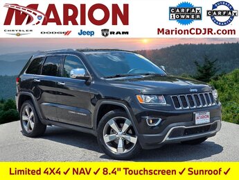 2015 Brilliant Black Crystal Pearlcoat Jeep Grand Cherokee Limited Automatic 3.6L V6 24V VVT Engine RWD 4 Door