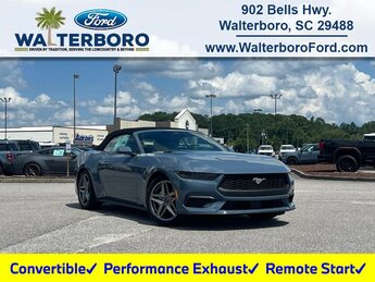 2025 Vapor Blue Metallic Ford Mustang EcoBoost Premium EcoBoost 2.3L I4 GTDi DOHC Turbocharged VCT Engine Automatic 2 Door