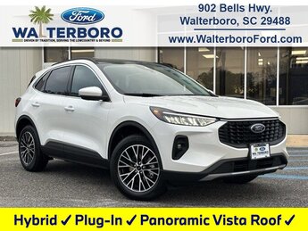 2025 Star White Metallic Tri-Coat Ford Escape Plug-In Hybrid Base FWD Automatic (CVT) 2.5L iVCT Engine 4 Door
