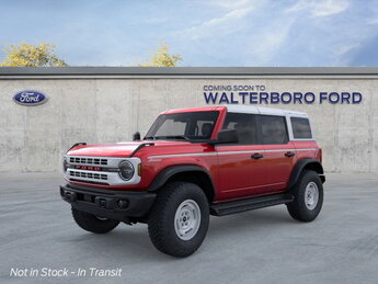 2025 Ruby Red Metallic Tinted Clearcoat Ford Bronco Heritage Edition Manual 2.3L EcoBoost I-4 Engine 4X4 4 Door SUV