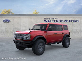 2025 Ruby Red Metallic Tinted Clearcoat Ford Bronco Badlands Manual SUV 2.3L EcoBoost I-4 Engine
