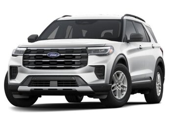 2025 Space White Metallic Ford Explorer Active 4 Door SUV Automatic 2.3L EcoBoost I-4 Engine RWD