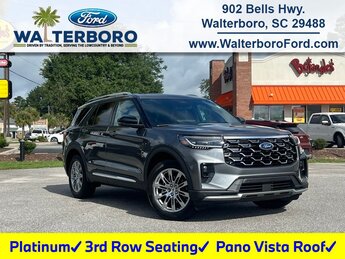 2025 Ford Explorer Platinum 2.3L EcoBoost I-4 Engine SUV 4 Door Automatic 4X4