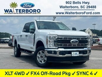 2025 Oxford White Ford Super Duty F-350 SRW XLT Power Stroke 6.7L V8 DI 32V OHV Turbodiesel Engine Automatic 4 Door
