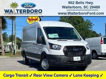 2025 Oxford White Ford Transit-350 Base Automatic Van 3.5L V6 Flex Fuel Engine 3 Door RWD