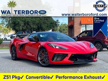 2023 Torch Red Chevrolet Corvette 2LT Automatic 6.2L V8 Engine 2 Door Convertible
