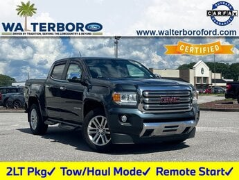 2018 Dark Slate Metallic GMC Canyon 2WD SLT V6 Engine Automatic 4 Door