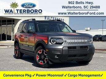 2025 Carbonized Gray Metallic Ford Bronco Sport Free Wheeling 4X4 Automatic 4 Door 1.5L EcoBoost Engine