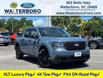 2025 Azure Gray Metallic Tri-Coat Ford Maverick XLT AWD Truck 4 Door EcoBoost 2.0L I4 GTDi DOHC Turbocharged VCT Engine Automatic (CVT)