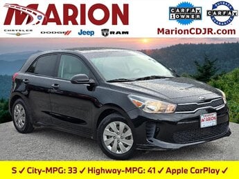 2020 Aurora Black Kia Rio S Hatchback 1.6L 4-Cylinder Engine Automatic (CVT) FWD