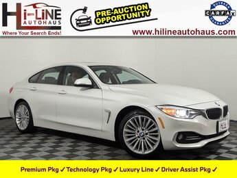 2015 Mineral White Metallic BMW 4 Series 428i xDrive AWD 2.0L 4-Cylinder DOHC 16V Turbocharged Engine Automatic 4 Door