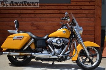 2012 Yellow Harley Davidson Dyna Glide Switchback Manual