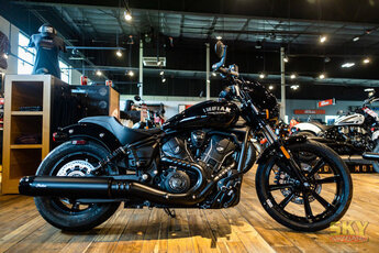 2025 Black Metallic Indian Sport Scout Limited +Tech Black Metallic MotorCycle