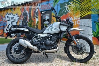 2025 KAMET WHITE Royal Enfield HIMALAYAN 450 TUBELESS TIRES 
