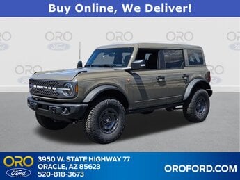 2025 Gray Ford Bronco Badlands 2.7L EcoBoost V6 Engine SUV 4X4