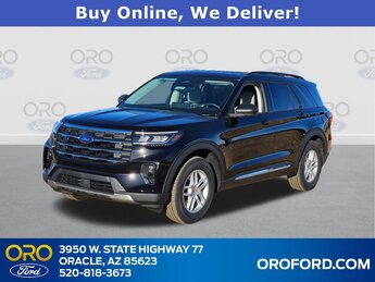 2025 Agate Black Metallic Ford Explorer Active 2.3L EcoBoost I-4 Engine 4 Door RWD Automatic SUV