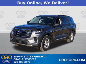 2025 Carbonized Gray Metallic Ford Explorer Active 2.3L EcoBoost I-4 Engine Automatic SUV RWD 4 Door