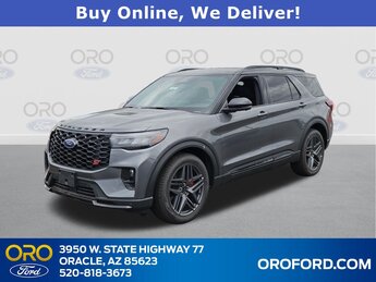 2025 Carbonized Gray Metallic Ford Explorer ST 3.0L EcoBoost V6 Engine 4 Door 4X4 SUV