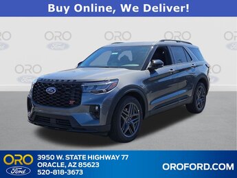 2025 Carbonized Gray Metallic Ford Explorer ST Automatic 4X4 3.0L EcoBoost V6 Engine 4 Door SUV