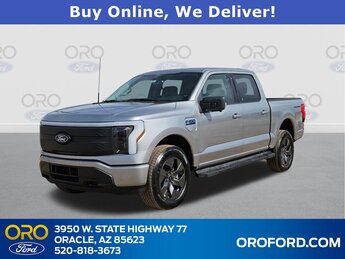 2025 Iconic Silver Metallic Ford F-150 Lightning Flash AWD Truck Automatic Electric Motor Engine
