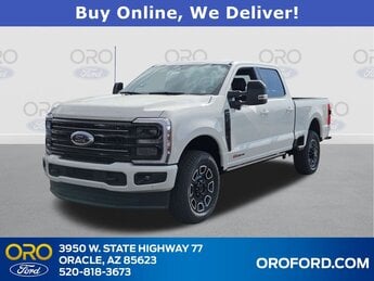 2025 Star White Metallic Tri-Coat Ford Super Duty F-250 SRW Platinum 4 Door Truck Automatic