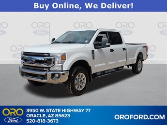 2022 Oxford White Ford Super Duty F-350 SRW XLT Automatic 4X4 6.2L V8 EFI SOHC 16V Flex Fuel Engine Truck 4 Door