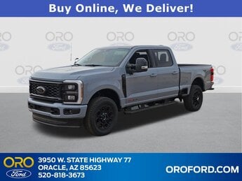 2025 Gray Metallic Ford Super Duty F-350 SRW Lariat Truck Automatic 4 Door 6.7L High Output Power Stroke V8 Diesel Engine 4X4