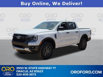 2025 Oxford White Ford Ranger XLT 4X4 Automatic 4 Door Truck 2.7L EcoBoost V6 Engine