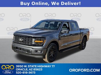 2025 Carbonized Gray Metallic Ford F-150 STX Truck 2.7L V6 EcoBoost Engine 4 Door