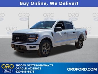 2025 Iconic Silver Metallic Ford F-150 STX Truck Automatic 2.7L V6 EcoBoost Engine 4 Door