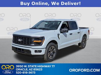 2025 Iconic Silver Metallic Ford F-150 STX Automatic 2.7L V6 EcoBoost Engine RWD