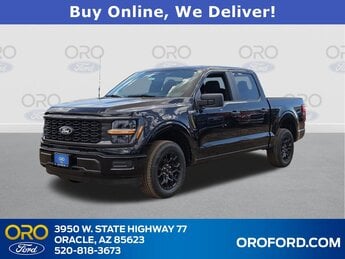 2025 Agate Black Metallic Ford F-150 STX 4 Door Truck Automatic 2.7L V6 EcoBoost Engine RWD