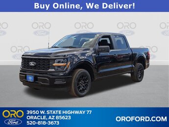 2025 Agate Black Metallic Ford F-150 STX 4 Door Truck Automatic 2.7L V6 EcoBoost Engine RWD