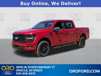 2025 Rapid Red Metallic Tinted Clearcoat Ford F-150 XLT Truck 2.7L V6 EcoBoost Engine 4X4