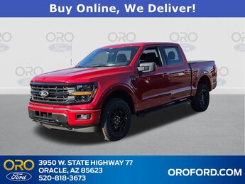 2025 Rapid Red Metallic Tinted Clearcoat Ford F-150 XLT Automatic Truck 4 Door