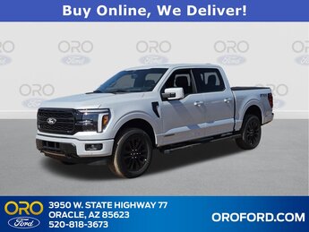 2025 Iconic Silver Metallic Ford F-150 Lariat Automatic 4X4 5.0L V8 Engine 4 Door Truck