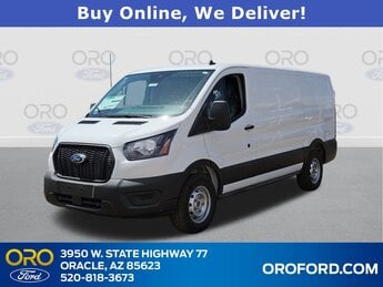 2025 Oxford White Ford Transit-150 Base Van Automatic 3.5L V6 Flex Fuel Engine 3 Door