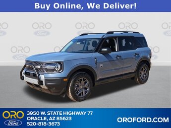2025 Azure Gray Metallic Tri-Coat Ford Bronco Sport Big Bend Automatic SUV 4 Door 1.5L EcoBoost Engine 4X4
