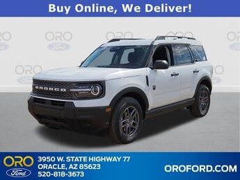 2025 Oxford White Ford Bronco Sport Big Bend 1.5L EcoBoost Engine SUV 4 Door