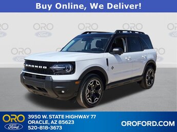 2025 Oxford White Ford Bronco Sport Outer Banks Automatic 4 Door 1.5L EcoBoost Engine